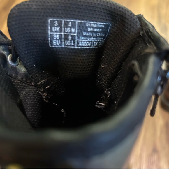 Kids Camo Dr. Martens boots size 4M combat Brown & green - Picture 7 of 9